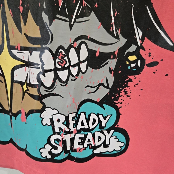 Y2K South Pole Men's XL Short Sleeve T-Shirt Graphic Blessed Coral Crew Neck NWT - Picture 2 of 11